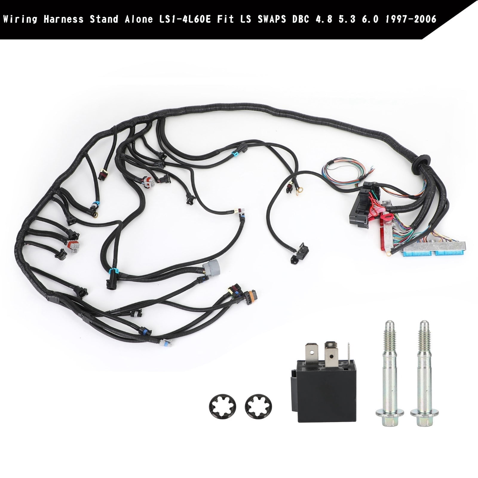 Motor Genic GM LS14L60E Stand Alone Wiring Harness for LS SWAPS DBC 4.8 5.3 6.0 19972006
