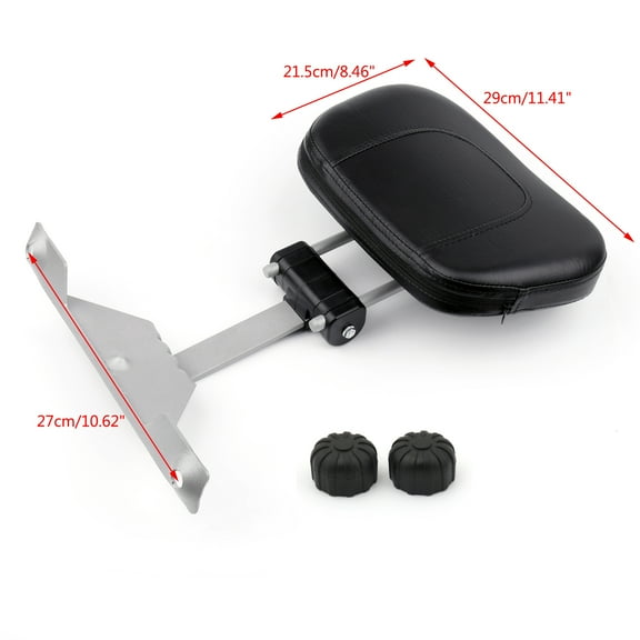 Motor Genic Front Driver Seat Rider Backrest Pad For 2013-2019 BMW R1200GS ADV