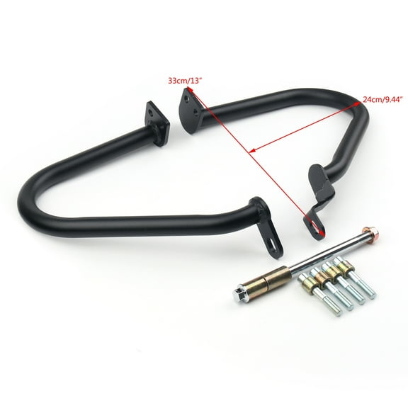 Motor Genic Highway Engine Guard Crash Bars for Triumph T100 T900 2009-2017 2010 Black