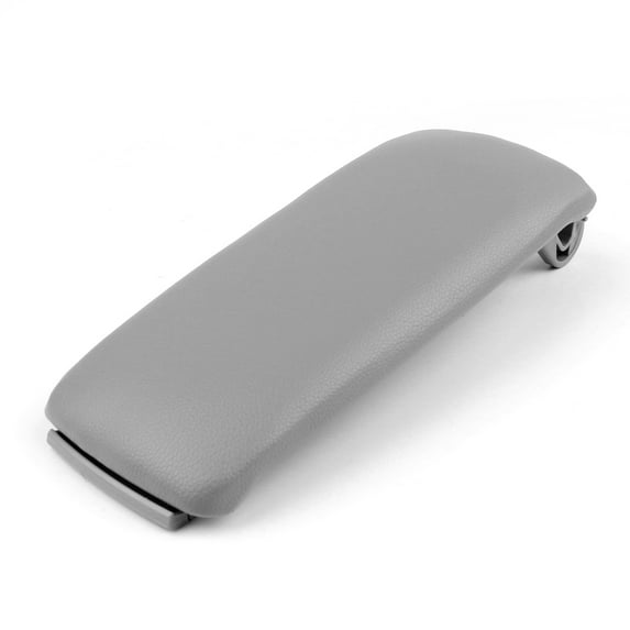 Motor Genic PU Leather Center Console Armrest Cover Lid For Audi A4 S4 A6 2000-2008 Gray
