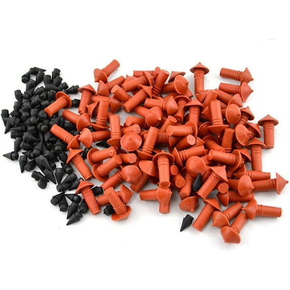 Motor God Tire Repair Insert Plugs - 60 Pack Mushroom Plugs with Built-in Sealant, Quick and Easy Tire Fix Solution (Pack of 60)