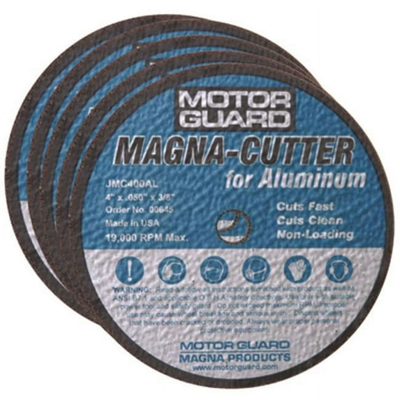 Motor Guard MCJMC400AL Cutting Wheel 4 in. for Aluminum - Pack of 5