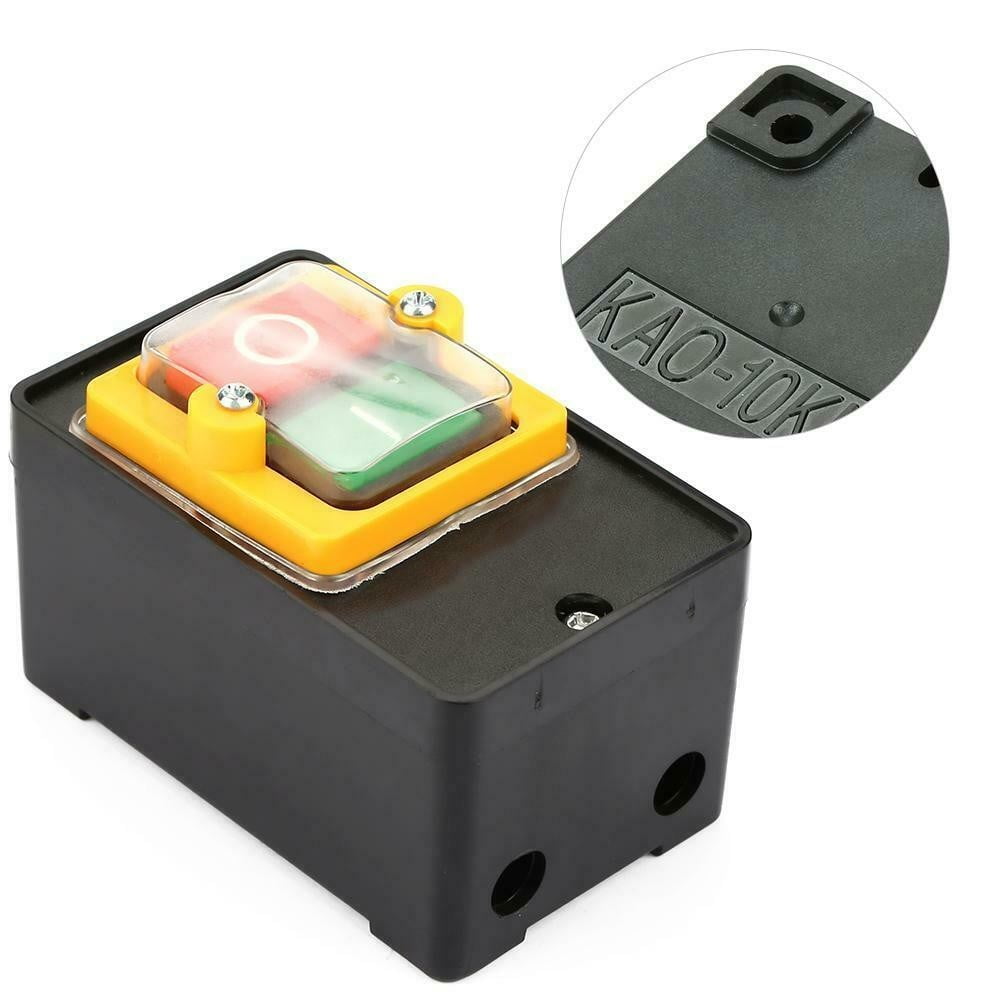Motor Machine Drill On Off Push Button Switch Water Proof Fit For 10A ...