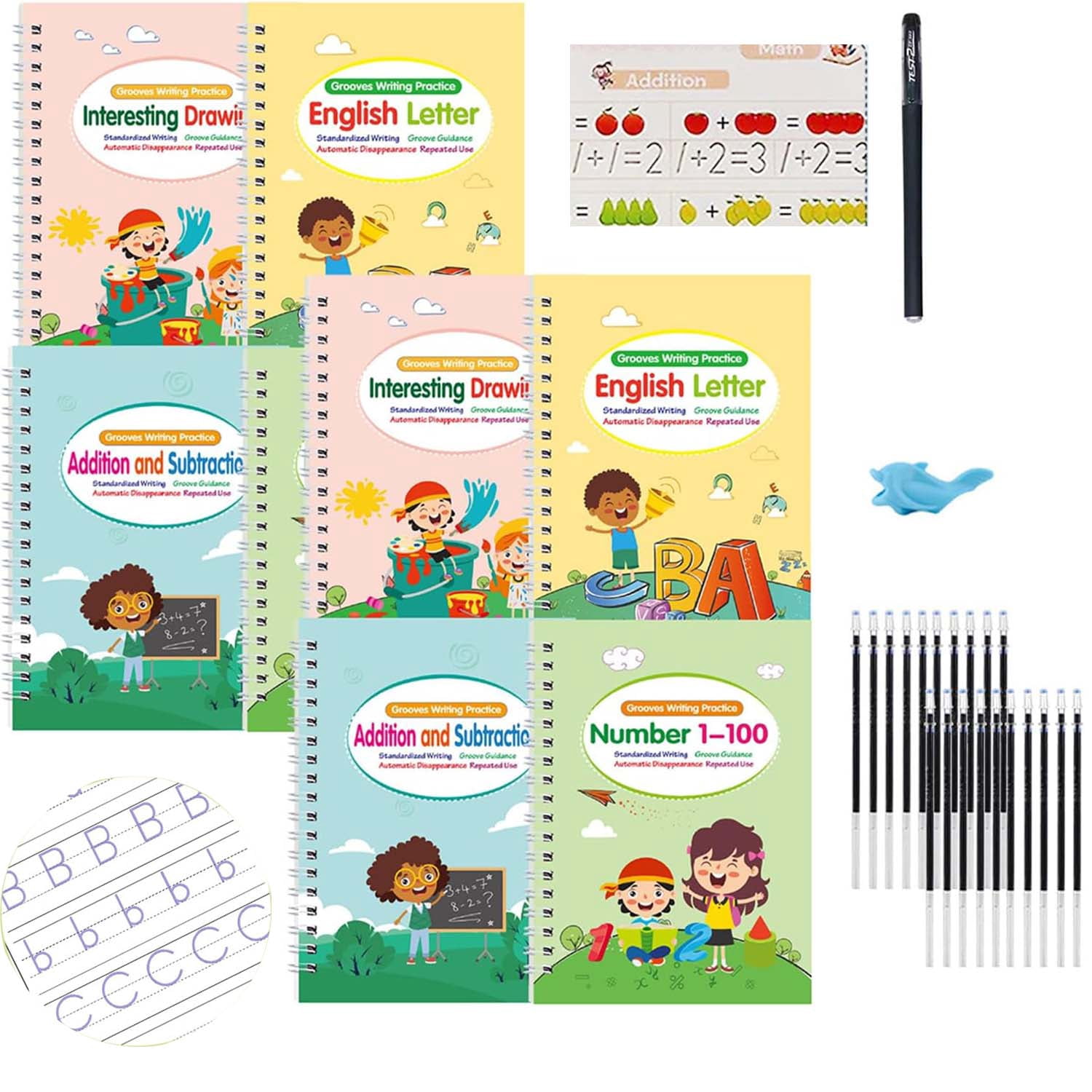 Motor Magic WorkBooks, Your Little Explorer Writing Books, Full Set 4 ...