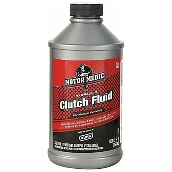 Motor Medic Hydraulic Clutch Fluid,12 oz.,Bottle M4112/12