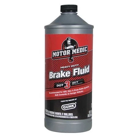 Motor Medic M4432 1 Qt. Dot 3 Brake Fluid - Plastic Bottle