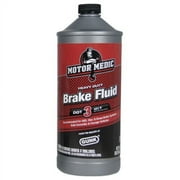 Motor Medic M4432 1-Quart Bottle of DOT 3 Heavy Duty Brake Fluid