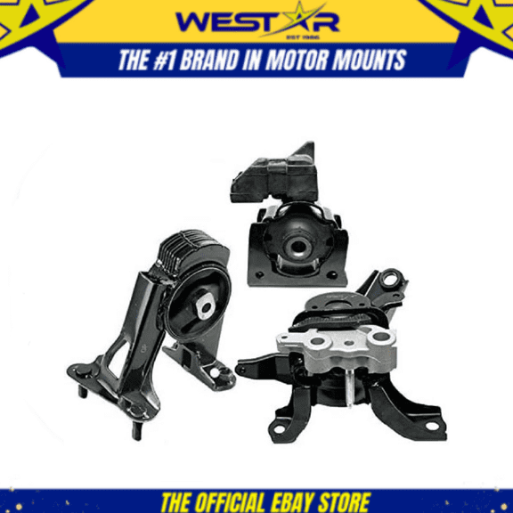 Motor Mount 3PCS Set Fit Lexus CT200h/ Toyota Prius/ Prius Plug-in/ Prius V
