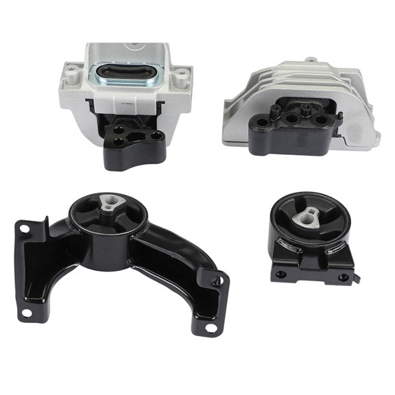 Motor Mount KIT Compatible: Chrysler 200 2013-2014, Dodge Avenger 2012-2014 Front and Rear, Driver and Passenger Side