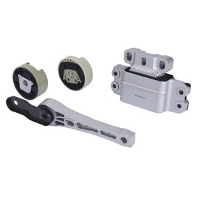 Motor Mount KIT Compatible: Volkswagen Jetta 2013-2016 Turbocharged, DOHC, FULL HYBRID EV-GAS (FHEV), 4-Door, Sedan, Automatic Dual Clutch Transaxle Rear