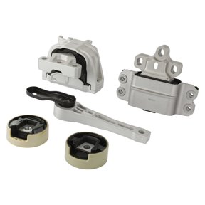 Motor Mount KIT Compatible: Volkswagen Passat 2012-2018 Mounts on Motor, Torque Strut, and Transmission Automatic Transaxle Rear, Passenger Side