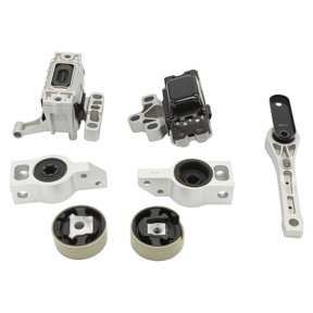 Motor Mount KIT Compatible: Volkswagen Tiguan 2012-2016 Mounts on Motor and Transmission, Automatic Transaxle Front and Rear