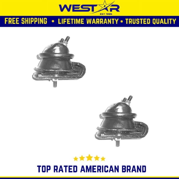 Motor Mount Set 2PCS Compatible for 99-04 Nissan Frontier 3.3L Front L & R Replaces 8960