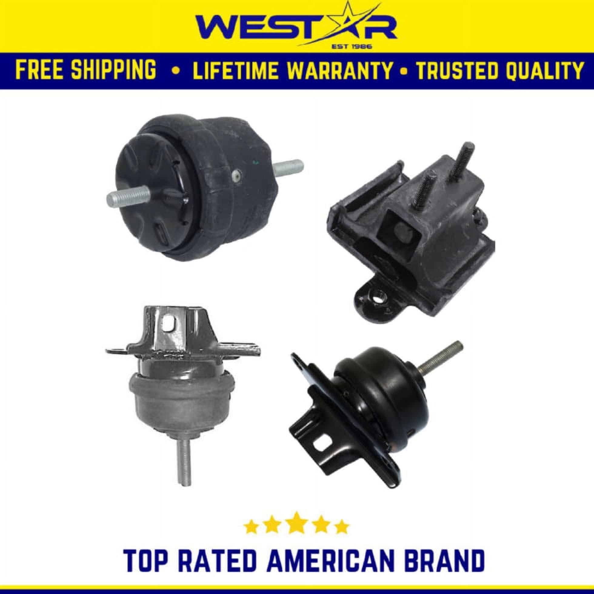 Motor Mount Set 4PCS Compatible for 2000-2005 Buick Lesabre/ Pontiac Bonneville 3.8L Replaces 2895 2897 2898 2896