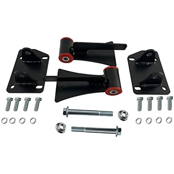 Motor Mount Set Engine & Frame Brackets with Bushings Compatible with Chevy LS1 LS6 LS-1 LS-6 Universal LS Motor Engine Swap$$Vehicle Parts & Accessories