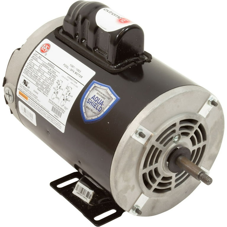 Motor, Nidec/US Motor, 1.5hp, 115v/230v, 1-Spd, 56Y Frame
