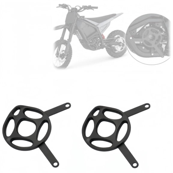 Motor Protective Cover Compatible with Yozma IN-10, Impact Resistant Housing Guard Shield for Electric Dirt Bike Trail Riding & Commuting, 2-Pack