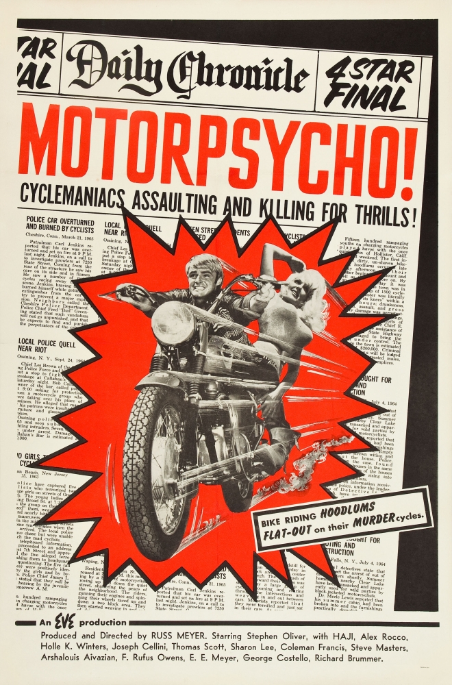 Motor Psycho Canvas Art - (24 x 36)