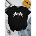 thumbnail image 1 of Motor Race Racing Car Checkered Finish Line Flag Automobile Unisex T-Shirt V16562 ,up to size 5XL, 1 of 2