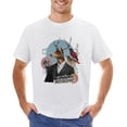 thumbnail image 1 of Motor Sport Mr. Deer Men’s Graphic T-shirt Vintage Short Sleeve Sport Tee White 4XL, 1 of 2