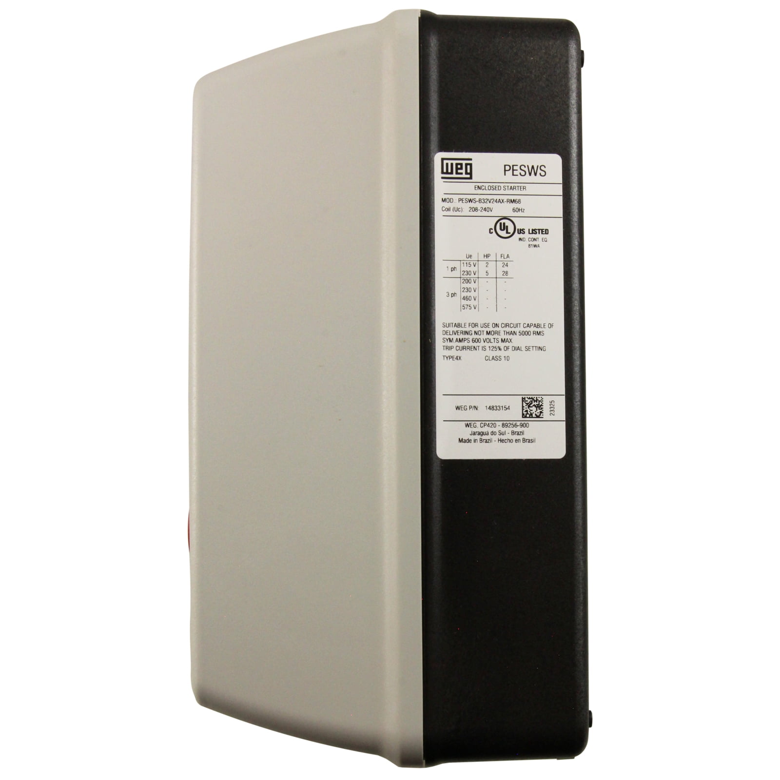 Elimia DOL 22-32-230N4X (2) 10HP 230V Magnetic Motor Starter Nema Rated