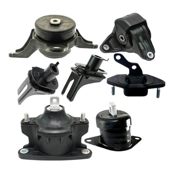 Motor, Suspension Mount&Transmission Mount Set For 2008-2012 Honda Accord 2.4L AUTO