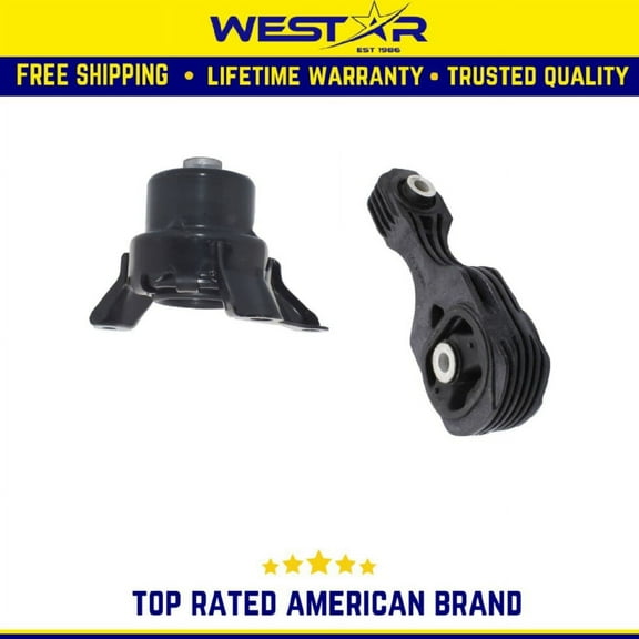 Motor & Torque Strut Mount 2PCS Set Compatible for 15-19 Honda Compatible for EX / EX-L 1.5L i-VTEC Replaces 9945 9863