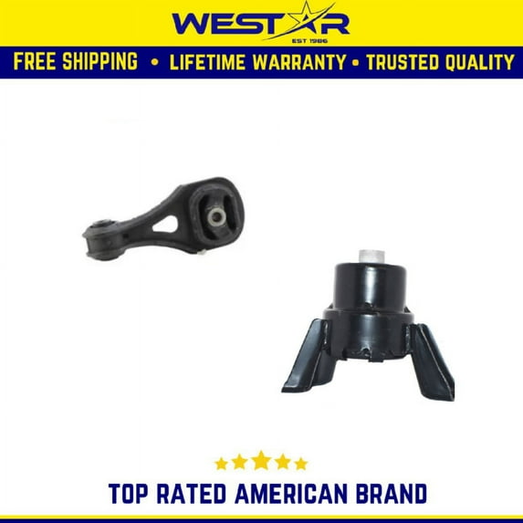 Motor & Torque Strut Mount 2PCS Set Compatible for 16-18 Honda HR-V 1.8L Compatible for Manual Trans Replaces 9947 9946