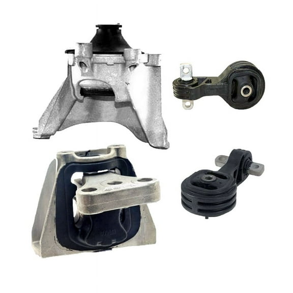Motor, Torque Strut&Transmission Mount Set For 2007-2011 HONDA CR-V 2.4L