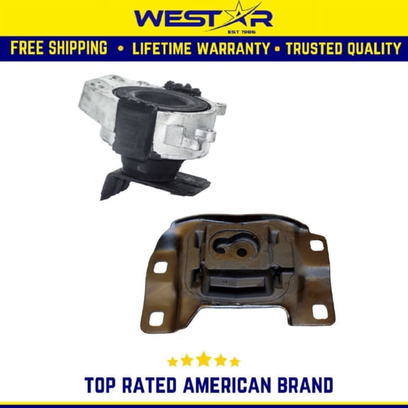 Motor & Trans Mount 2PCS Set Compatible for 10-13 Mazda 3 Mazdaspeed 2.3L Turbo Compatible for Manual Replaces 9894 9540