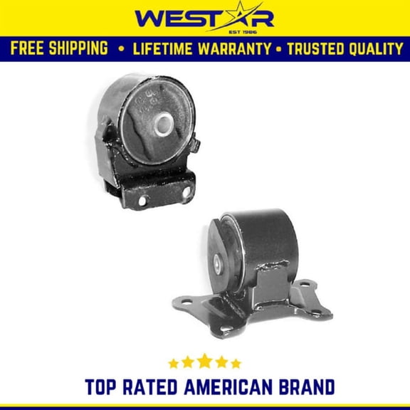 Motor & Trans Mount 2PCS Set Compatible for 1999-2001 Hyundai Sonata 2.4L Compatible for Auto Trans Replaces 8744 8768