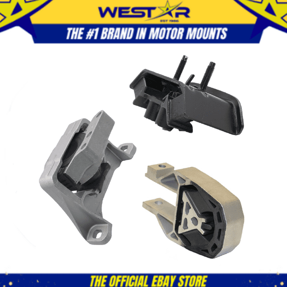 Motor & Trans Mount 3PCS Set Fit 2014-2017 Ford Transit Connect 2.5L Auto Trans