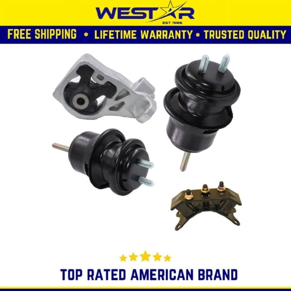 Motor & Trans Mount 4PCS Set Compatible for 10-12 Subaru Legacy 2.5L/ Outback 2.5L Auto CVT Replaces 9825 9854 9854 9560