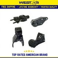 thumbnail image 1 of Motor & Trans Mount 4PCS Set Compatible for 1993 - 1998 Nissan Quest 3.0L Replaces 2855 2856 2857 2854, 1 of 4