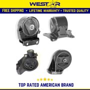 Motor & Trans Mount 4PCS Set Compatible for 1999-2001 Hyundai Sonata 2.4L Compatible for Auto Trans Replaces 8744 8722 8768 8783