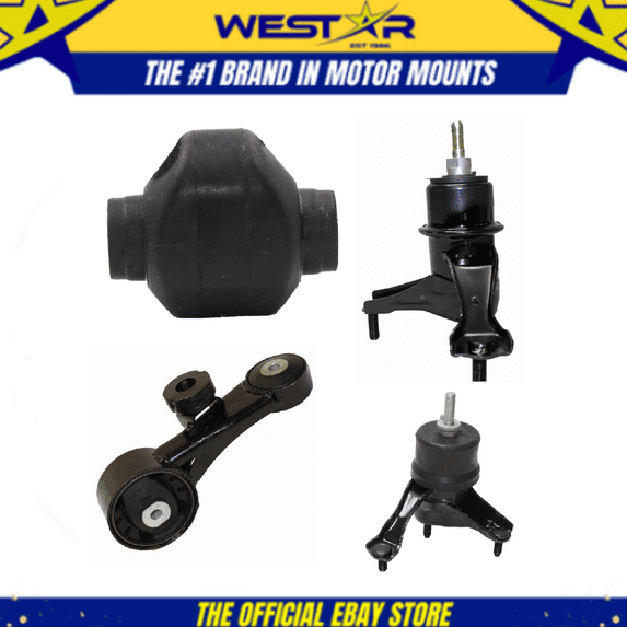 Motor & Trans Mount 4PCS Set Fit 09-16 Toyota Venza 3.5L Auto Trans/09-13 Manual