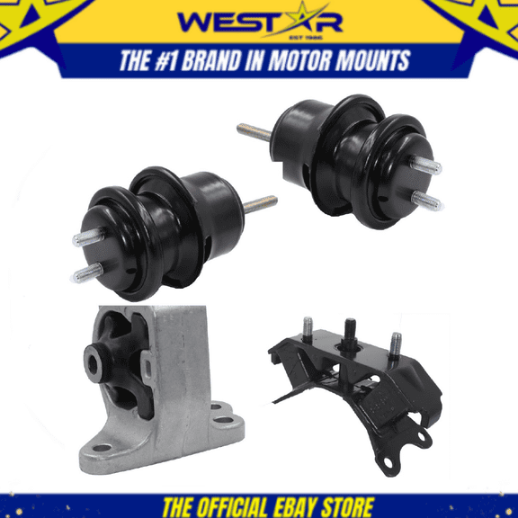 Motor & Trans Mount 4PCS Set Fit 13-14 Subaru Legacy/Outback 2.5L Auto CVT Trans