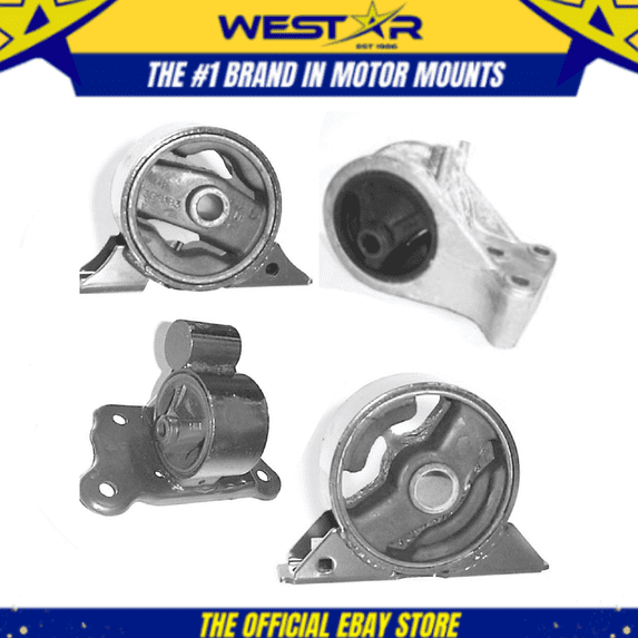 Motor & Trans Mount 4PCS Set Fit 1999-2002 Mitsubishi Mirage 1.5L for Auto Trans