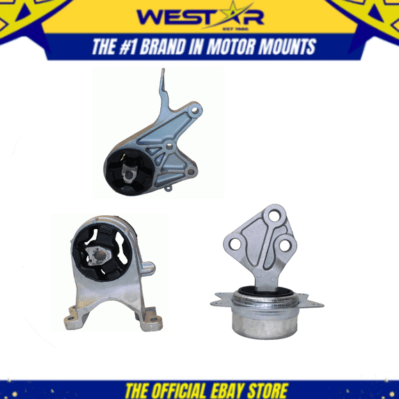 Motor & Trans Mount 4PCS Set Fit 2008-2012 Chevrolet Malibu 2.4L Auto Trans 6Spd
