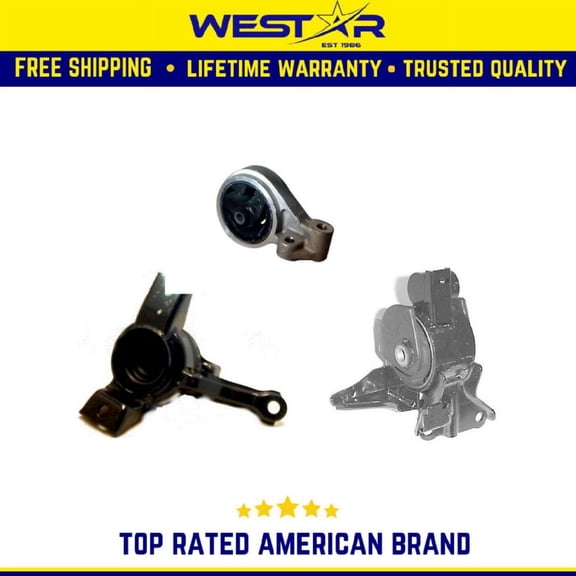 Motor & Trans Mount Compatible for 1997-2003 Compatible ford Escort 2.0L AUTO Federal Emission 4pcs Replaces 9326 9325 8947