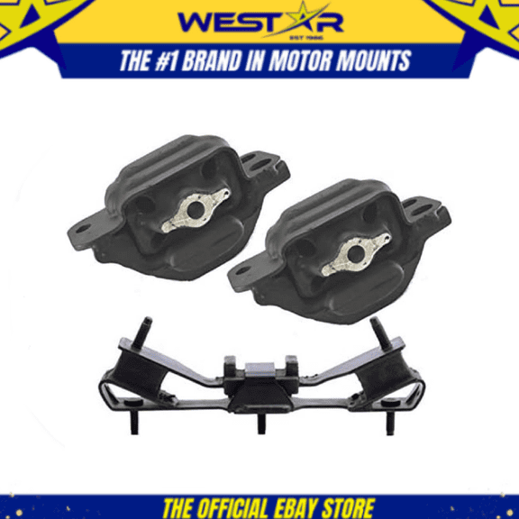 Motor & Trans Mount Set :06-08 Dodge PICKUP RAM 2500/3500 5.9L DIESEL Turbo 3PCS