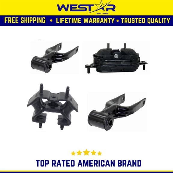 Motor & Trans Mount Set 4PCS Compatible for 97-04 Buick Regal Centery 3.1L / 3.8L Compatible for Auto Replaces 2796 2866 2866 2818