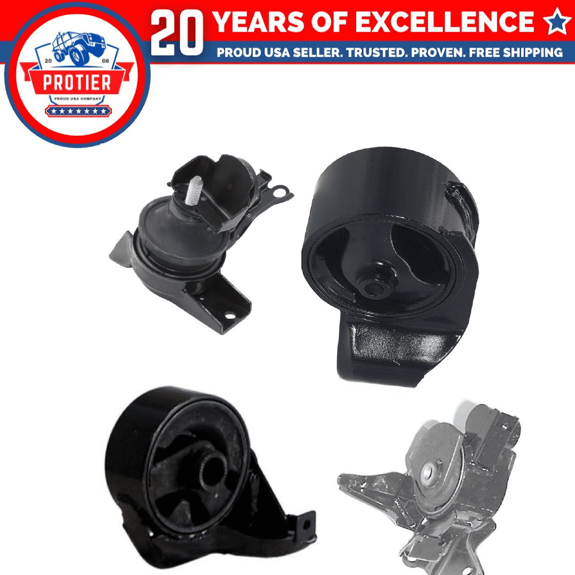 Motor & Trans Mount Set 4PCS for 0409 Kia Spectra/ Spectra5 2.0L for