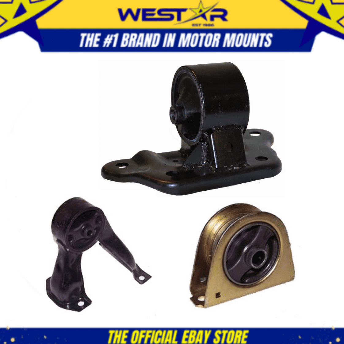 4Pcs Engine & Transmission Mount Set for 02-07 Mitsubishi