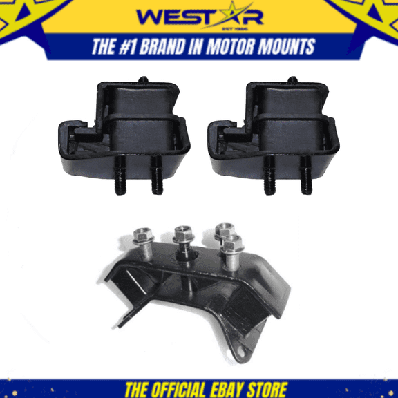 Motor & Trans Mount Set for Subaru Legacy 2.2L/ 2.5L for Auto Trans 3PCS