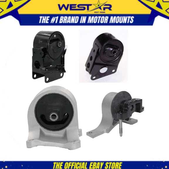 Motor & Trans Mount for 04-06 Nissan Quest 3.5L Auto 4Spd Trans w/o Sensor 4PCS