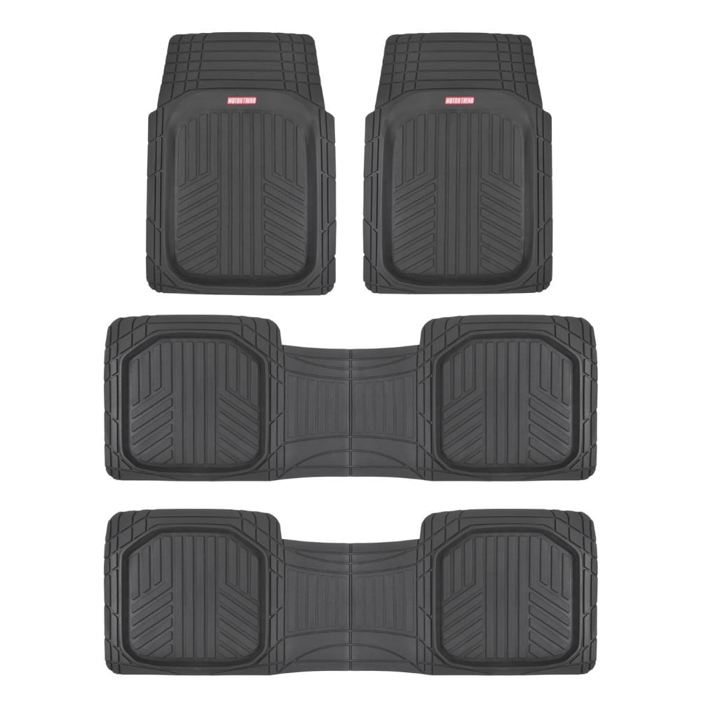 Motor Trend Deep Dish Rubber Floor Mats With Cargo Trunk Mat Heavy Duty Interior - Foto 5