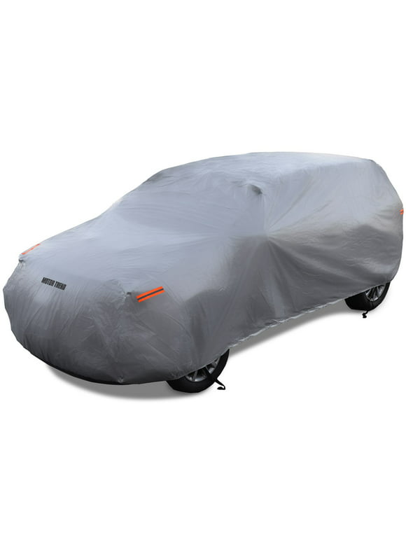 Motor Trend 4-Layer 4-Season Auto Waterproof Outdoor UV Protection for Heavy Duty Use Full Car Cover
