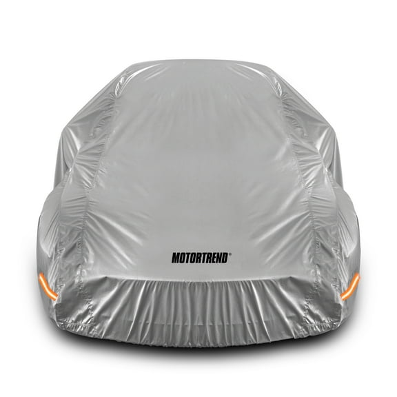 Motor Trend 6-Series Car Cover - Heavy Duty Multi-Layered Durable Protection, Soft Inner Lining Non Scratch, Waterproof Weather Resistant Outdoor Storage - (S) 190" L