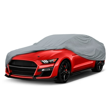 Motor Trend Car Cover (L) 190" L – Lightweight, Breathable, All-Weather, Water & Scratch-Resistant, Universal Fit for Cars, Trucks, SUVs, Vans
